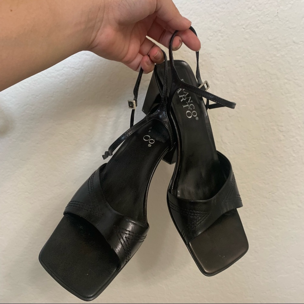 Franco Sarto square toe sandal